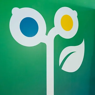 Custom presentation stage fabricated for FoodTech Challenge finalist pitches in Abu Dhabi