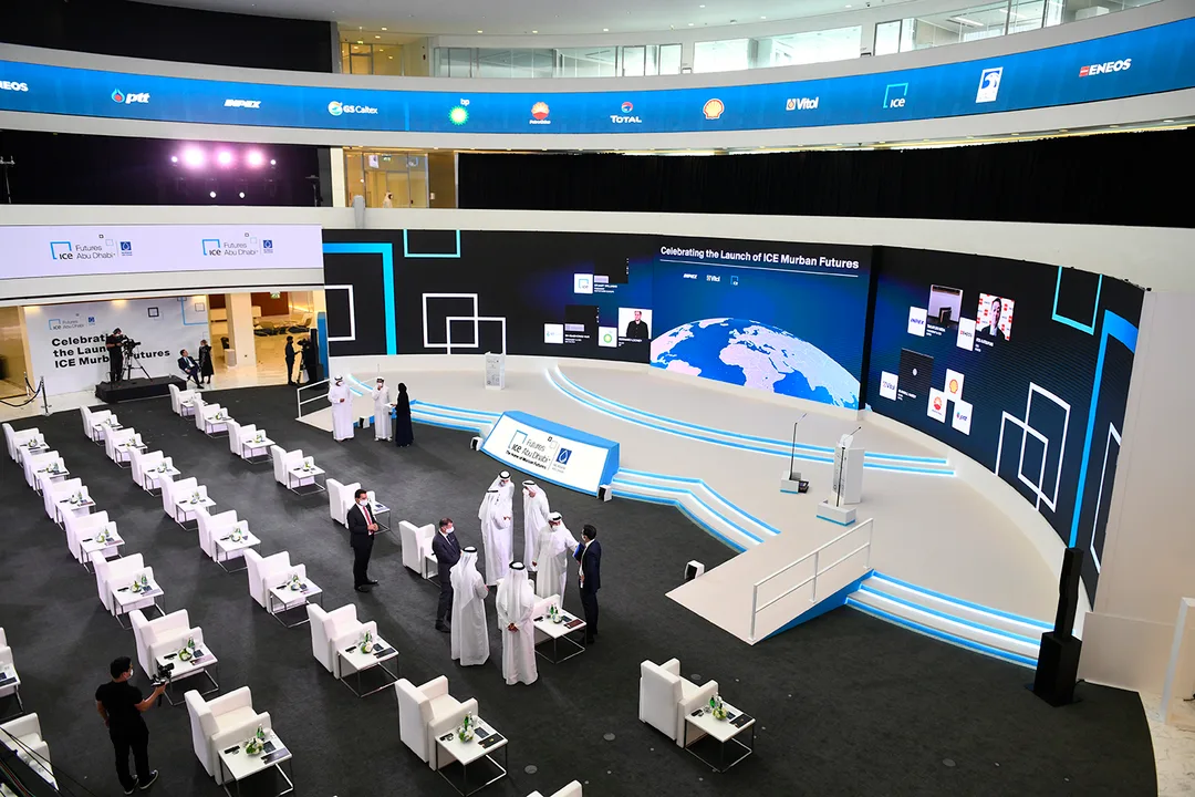 MDF and plywood scenic backdrop integrating technical screens supplied by Evolution Technical.