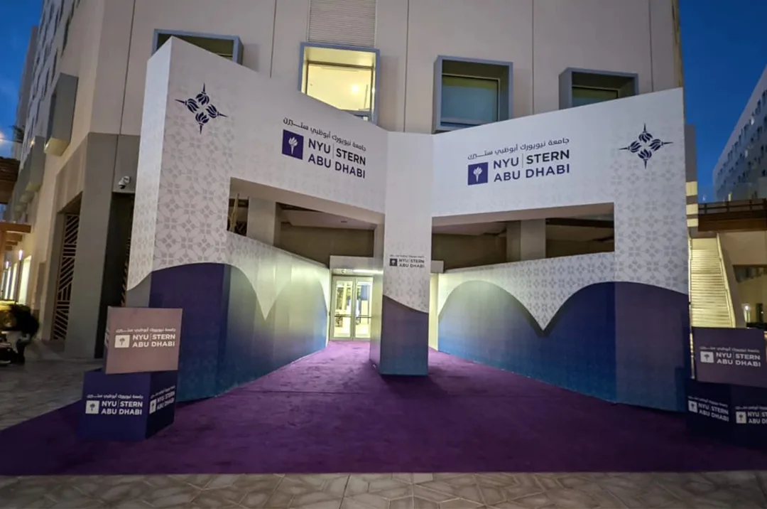 Evolution Scenic Installations at NYU Abudhabi 2025
