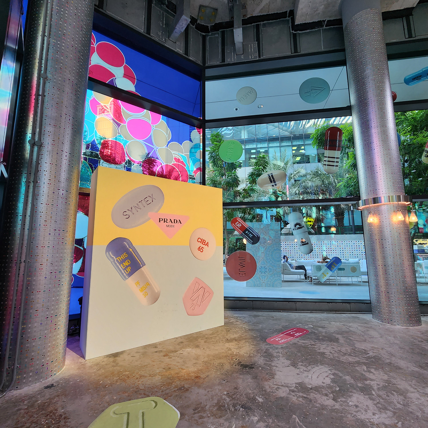 Premium exhibition installation for Prada Mode Dubai