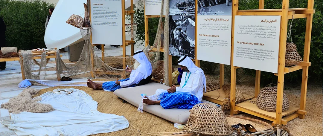Evolution Scenic modular timber display frames at the COP28 UAE Pavilion