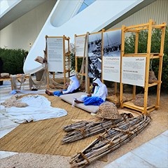 COP28 UAE Pavilion Cultural Scenic Fabrication at Expo City Dubai