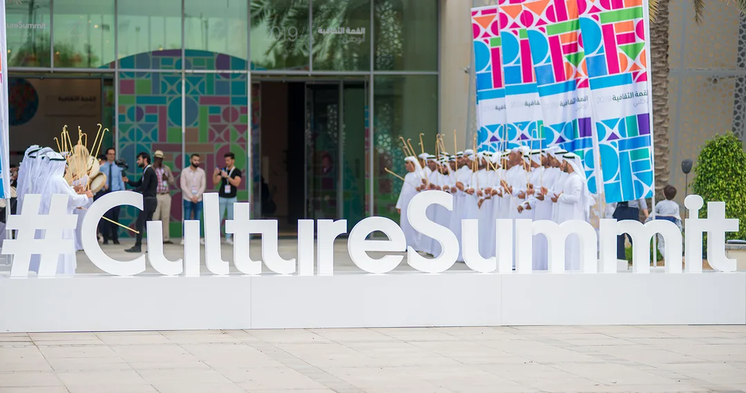 Multi-Venue Scenic Fabrication, Staging and Branded Installations for Culture Summit Abu Dhabi