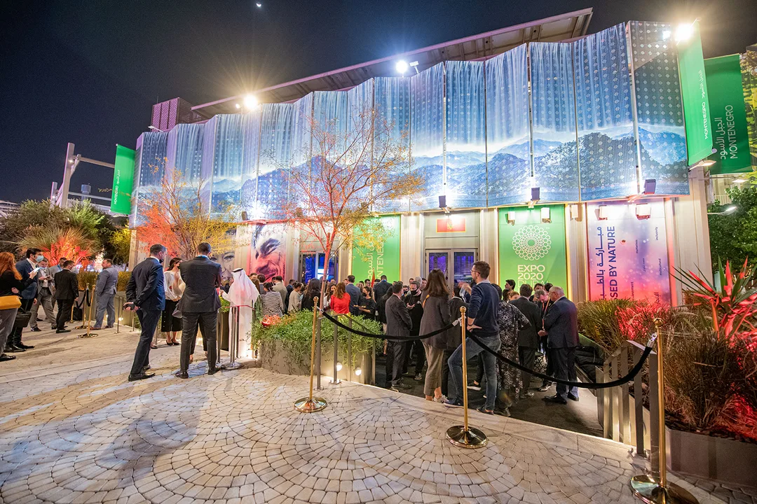 Evolution Scenic temporary exhibition fabrication delivered for the Montenegro Pavilion  Technical