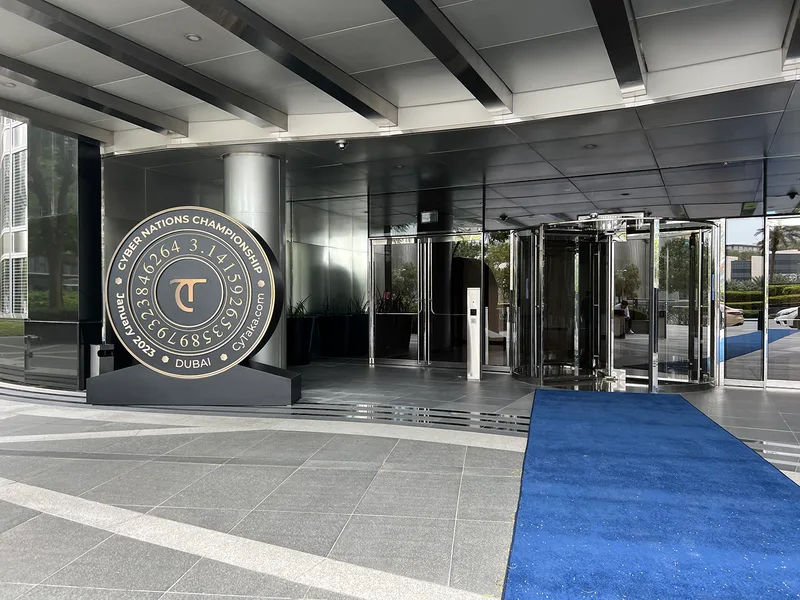 CYTAKA lightbox signage and custom fabricated scenic elements installed within the venue.