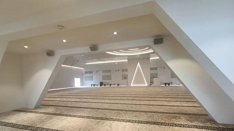 Completed scenic surface concealing the engineered framework responsible for its precise alignment.
