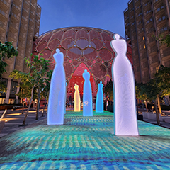 Dubai Light Art Festival Scenic Fabrication at Expo City Dubai