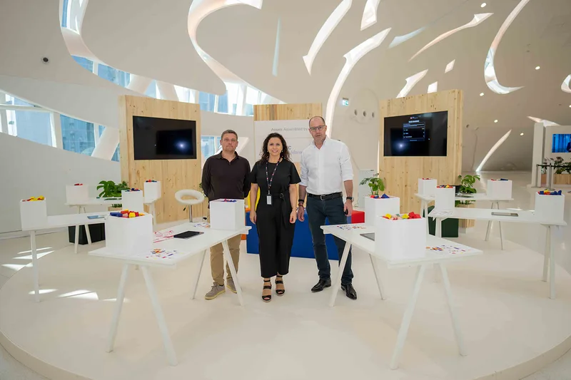 Scenic fabrication for employee engagement experience