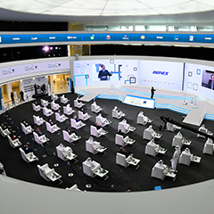 ICE Futures Abu Dhabi Scenic Fabrication at ADGM