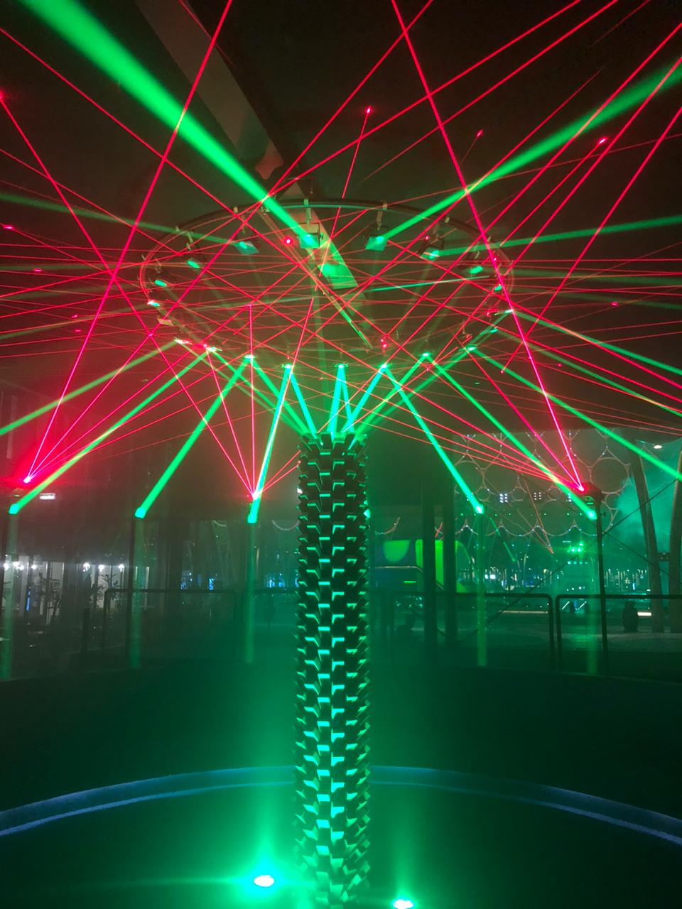 Immersive lighting installations at Expo City Dubai for Dubai Light Festival