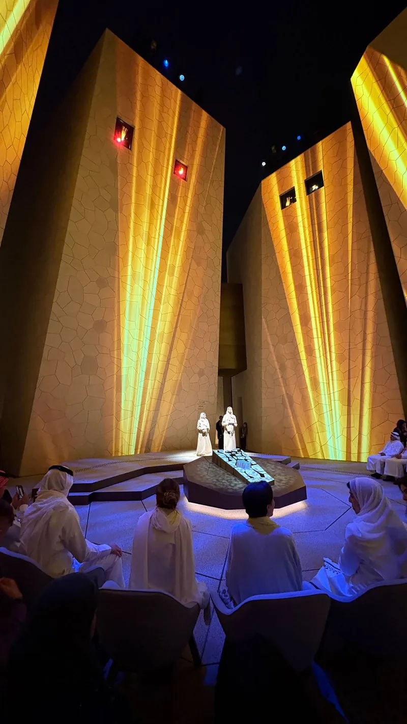 Evolution Scenic illuminated scenic feature for the KSA Pavilion at Expo 2025 Osaka.