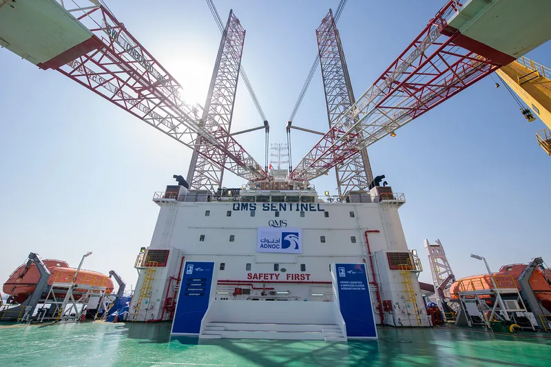 ADNOC ZMI acquisition scenic environment installed at Mina Zayed, Abu Dhabi.