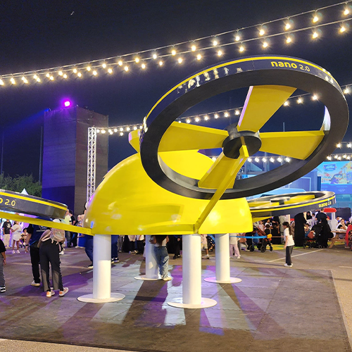 Nano Robot Scenic Fabrication for Mansour Festival in Abu Dhabi