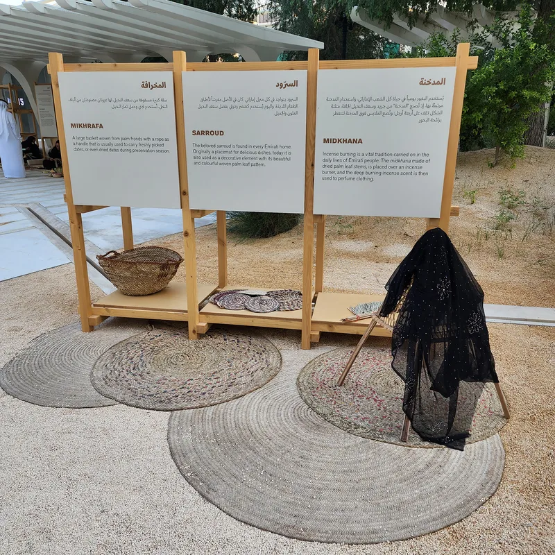 Evolution Scenic stained timber frames assembled as modular cultural exhibition structures.