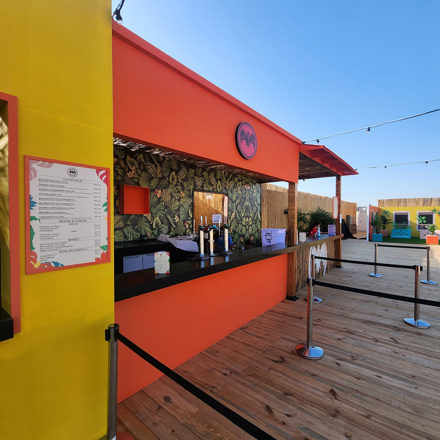 Evolution Scenic branded gift shop and scenic walling within Beats on 2 Decks.