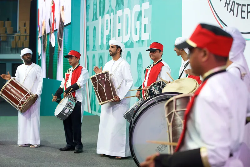 Custom performance platforms fabricated to complement the principal branded stage environment.