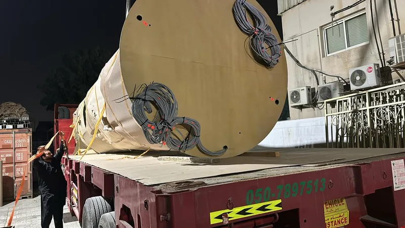 transporting Minaret to Expo City Dubai