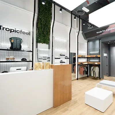 tropicfeel-retail-counter-apparel-display.webp
