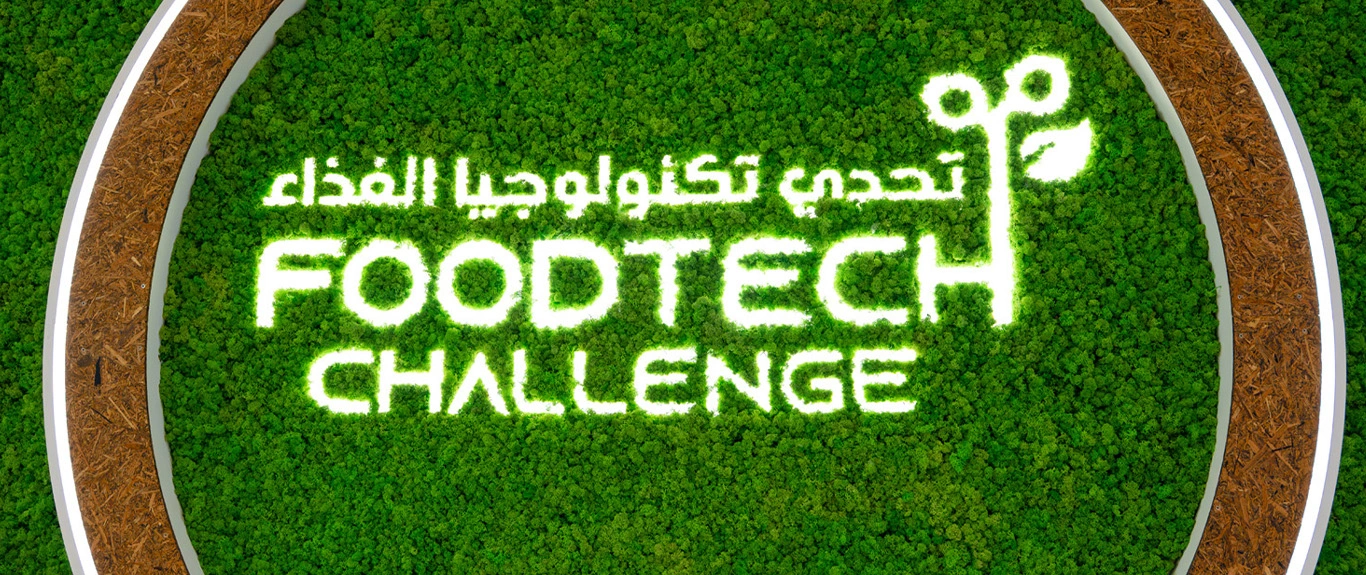 Evolution Scenic sustainable scenic construction for FoodTech Challenge 2023 at ADNEC. 